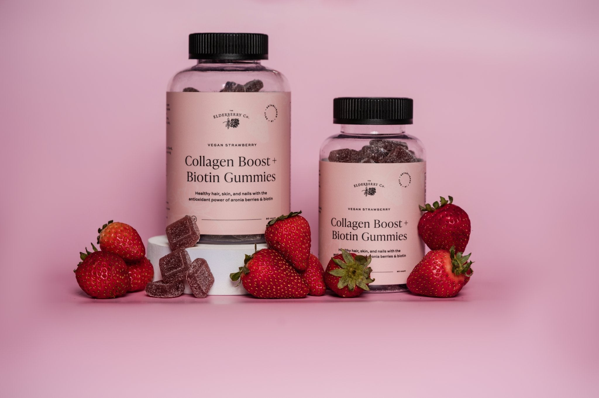 Collagen Boost + Biotin Gummies with Aronia Berries