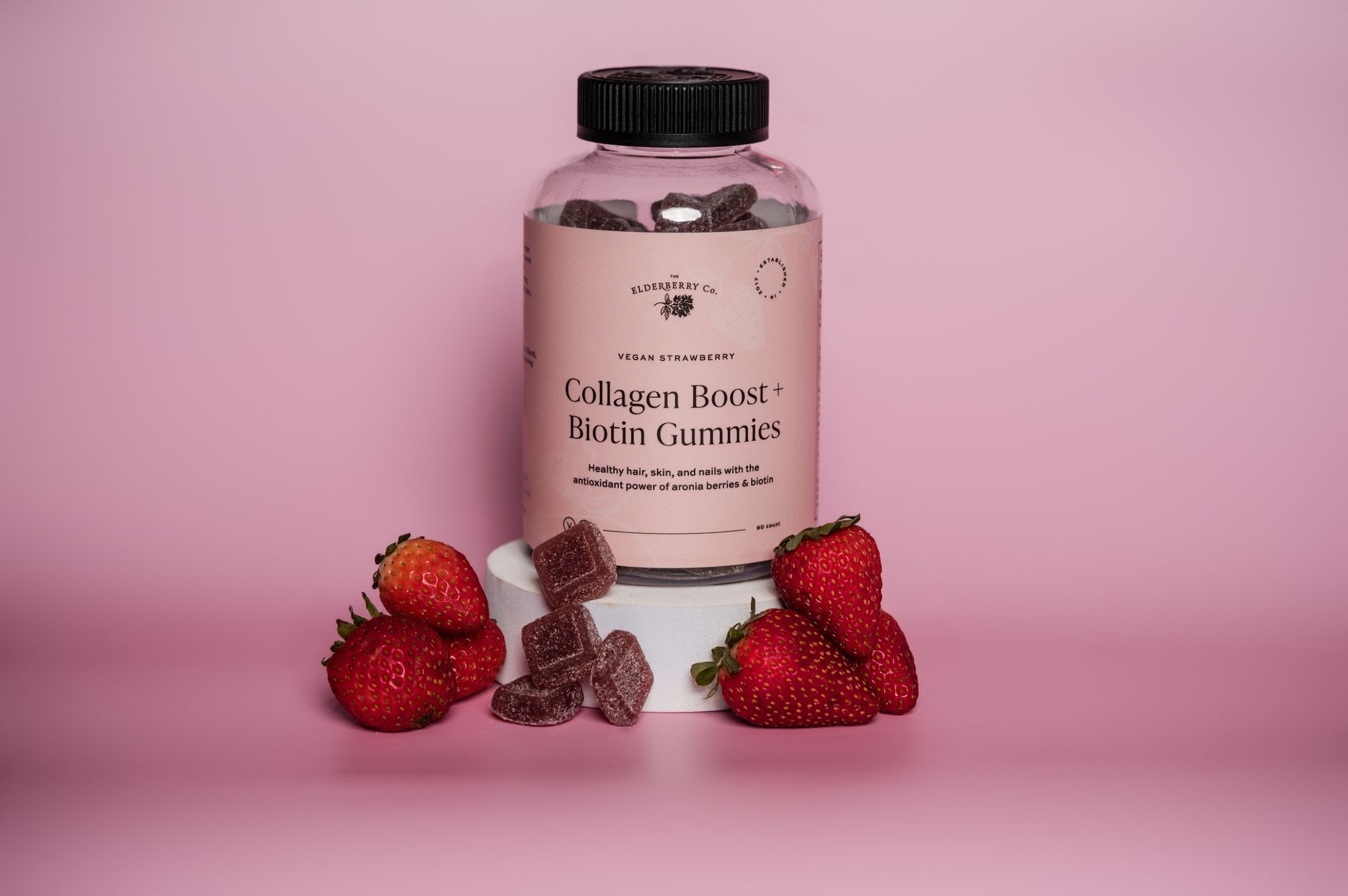 Collagen Boost + Biotin Gummies with Aronia Berries