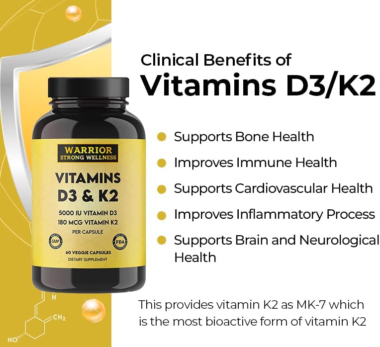 Vitamins D3 and K2